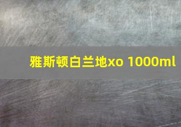 雅斯顿白兰地xo 1000ml